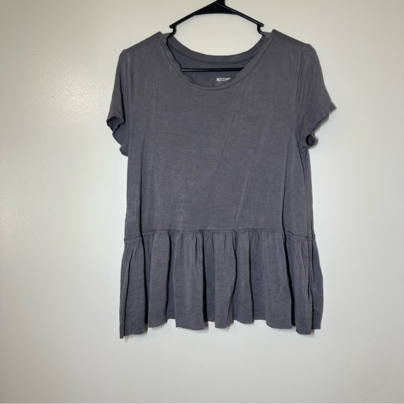 Mossimo Supply Co. Charcoal Blouse - Picture 1 of 3